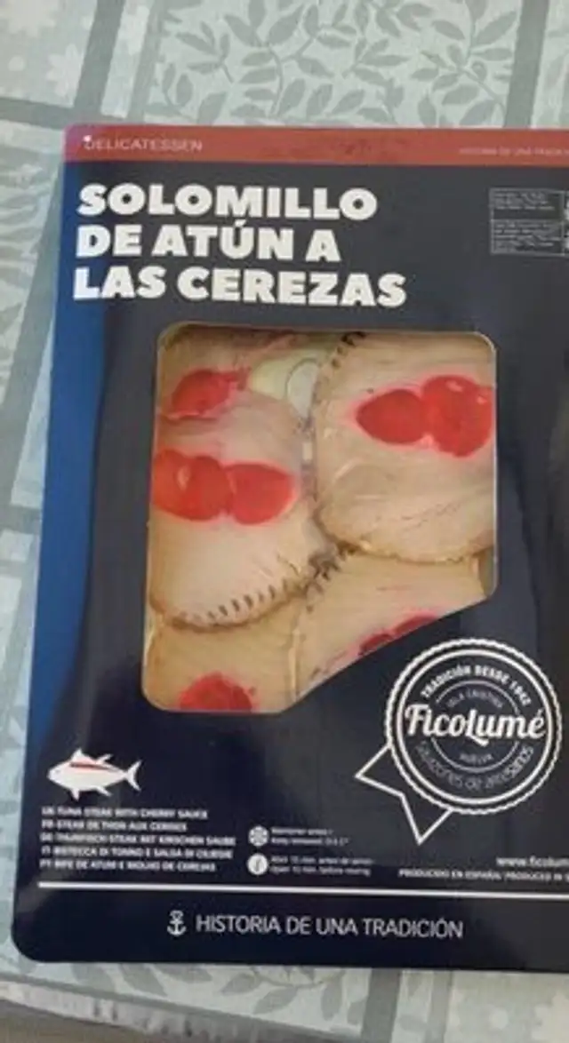 Solomillo atún a la cereza