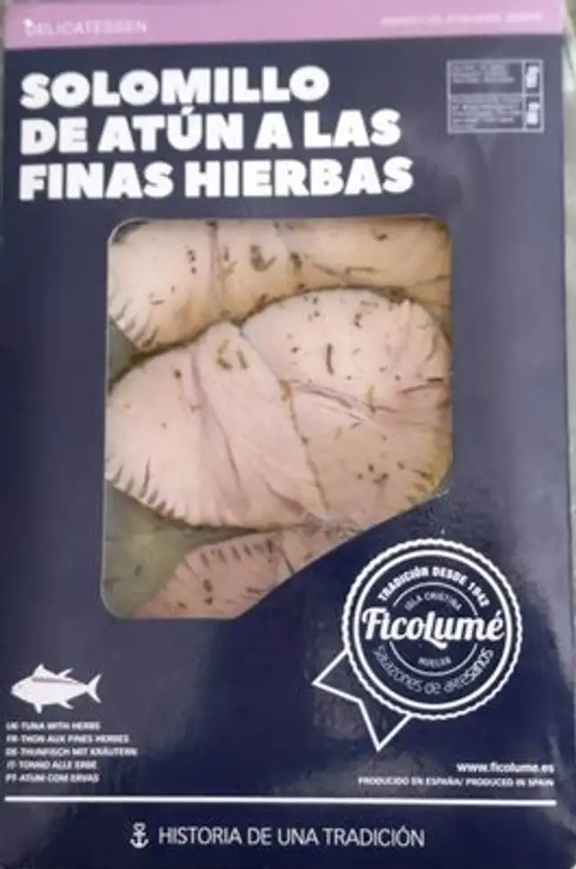 Solomillo de atún a las finas hierbas