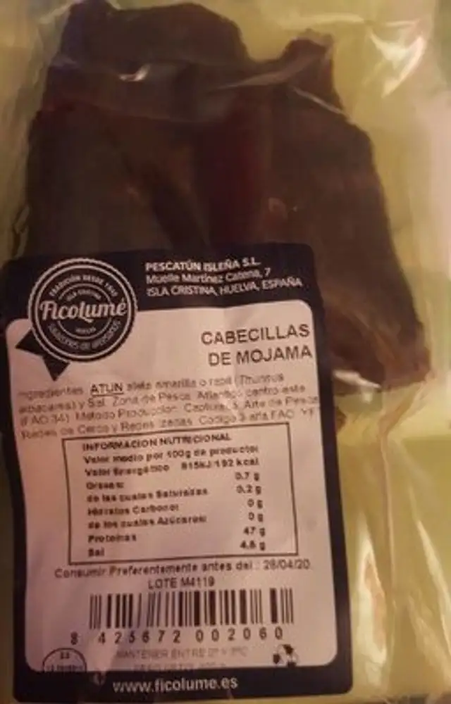 Cabecillas de mojama