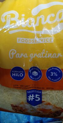 Queso rallado gratinar