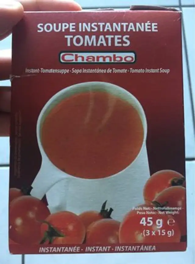Soupe instantanée tomates