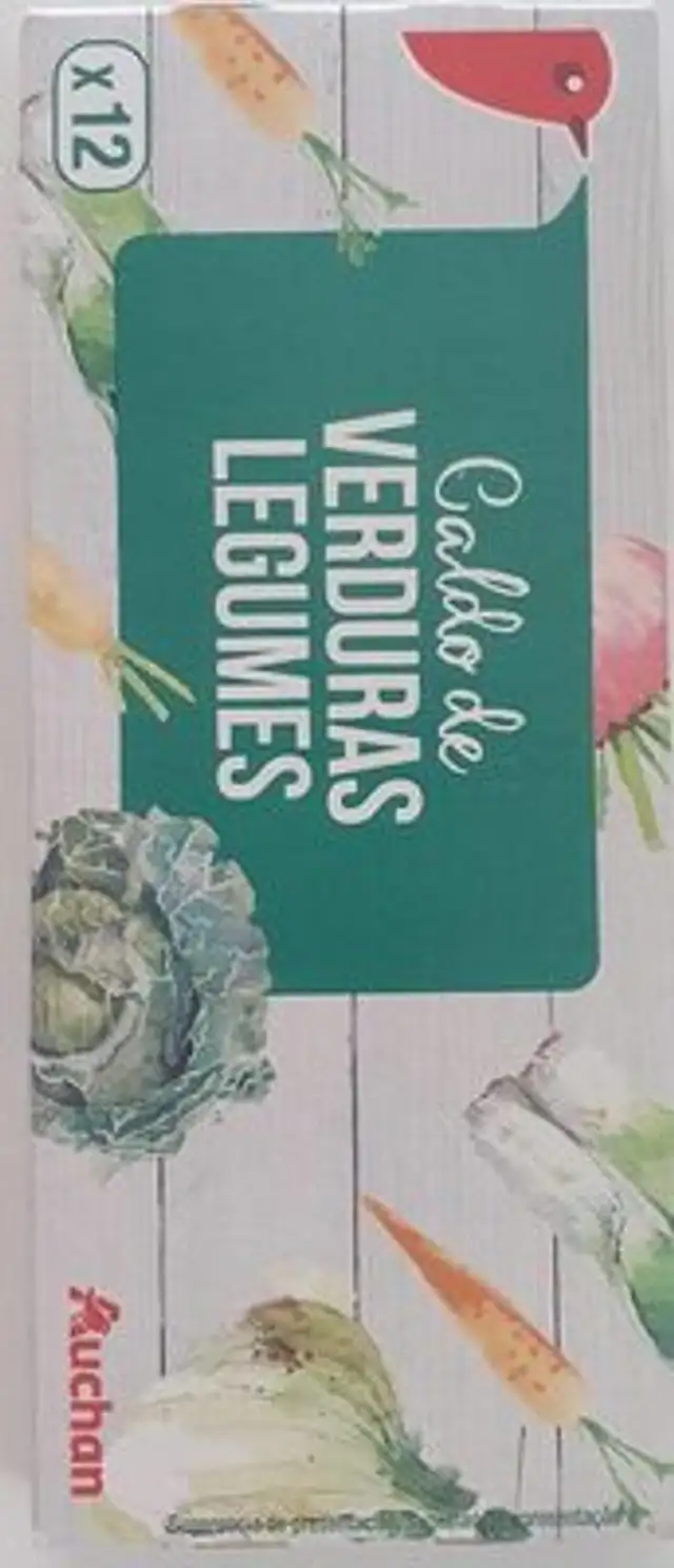 Caldo deshidratado de verduras