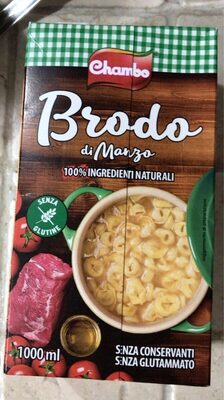 Brodo di manzo front packaging