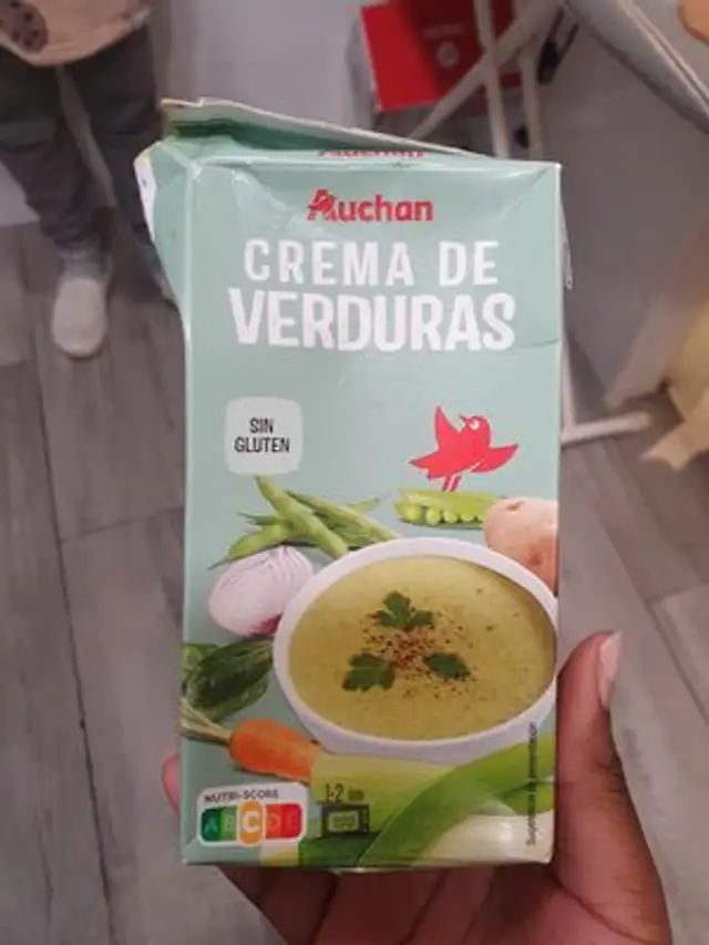 Crema verdura front packaging