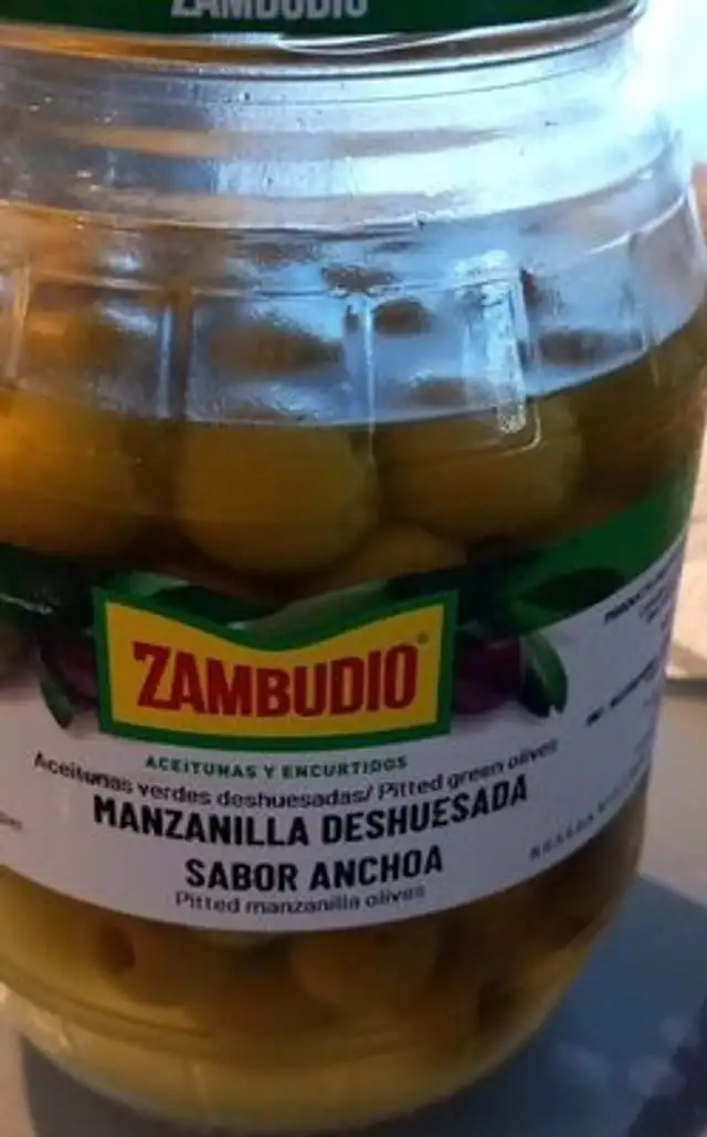 Manzanilla deshuesada