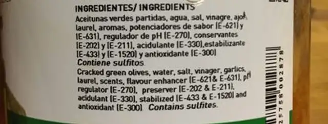 Mojo picon ingredients label