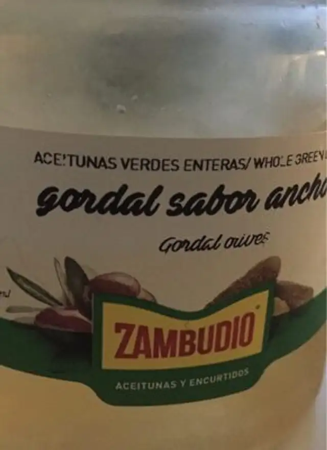Gordal sabor anchoa
