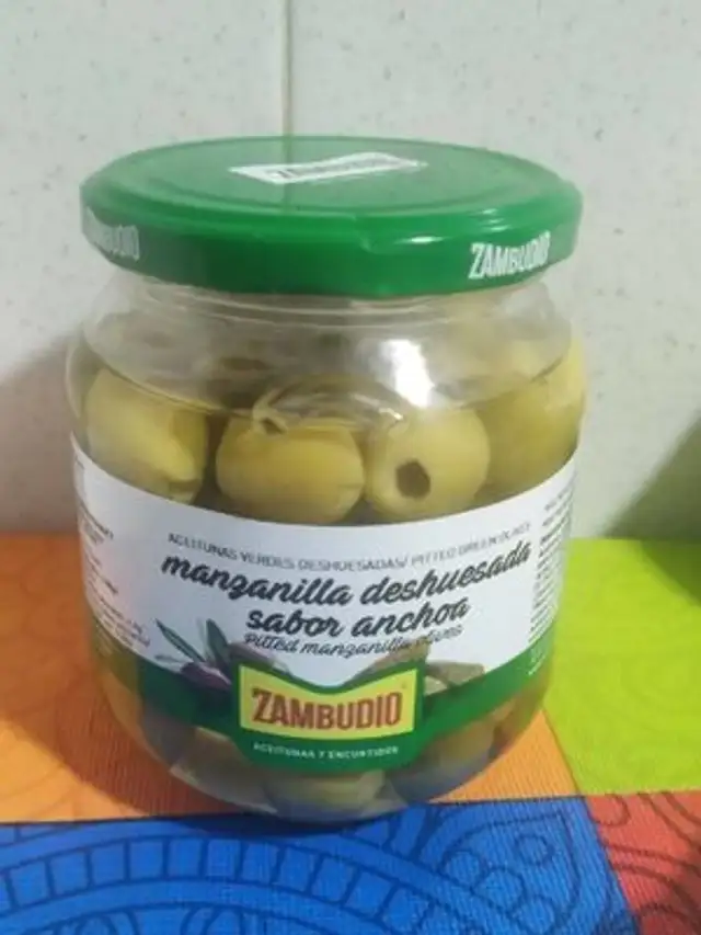 Aceitunaa verdes deshuesadas