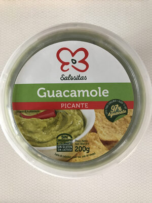 Salsa guacamole picante tarrina