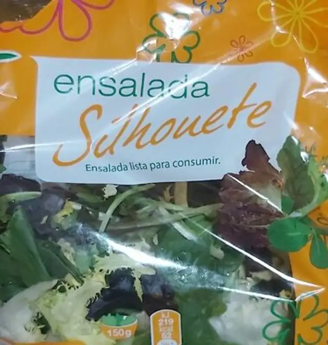 Ensalada silhouete