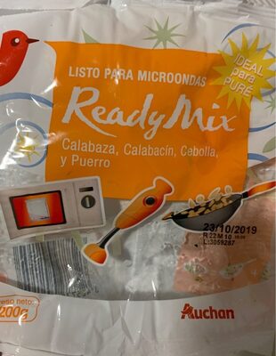 Ready mix front packaging