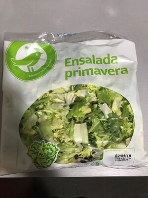 Ensalada primavera front packaging