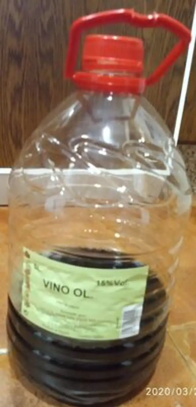 Vino ol. (Vino blanco) nutrition facts table