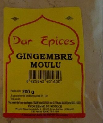 Gingembre moulu