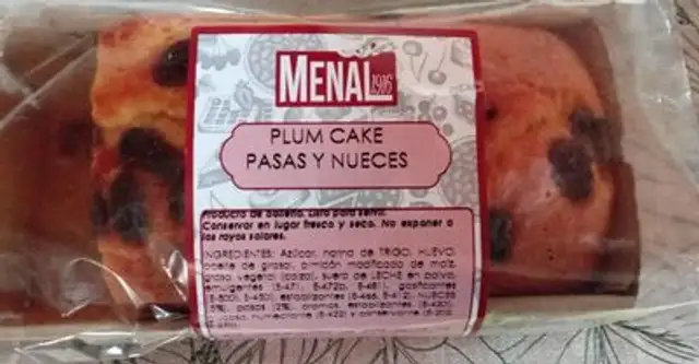 Plum cake pasas y nueces