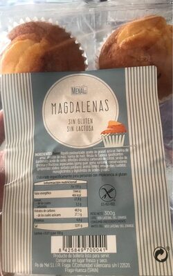 Madalenas sin gluten y sin lactosa