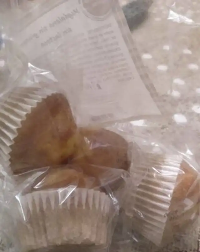 Magdalenas sin gluten sin lactosa
