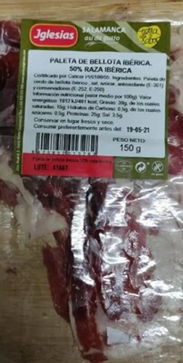 Paleta de bellota ibérica