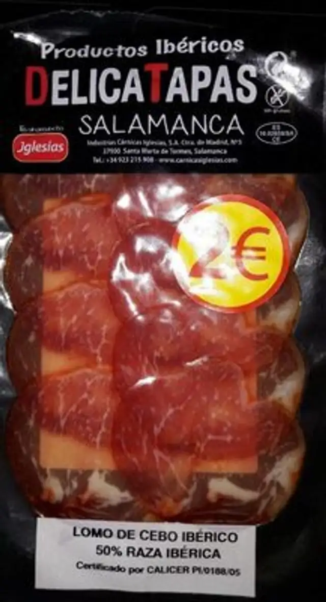 Lomo de cebo ibérico