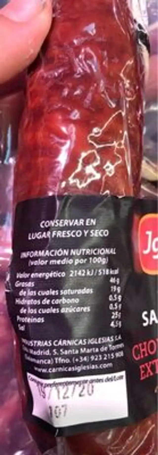 Salchichon iberico extra