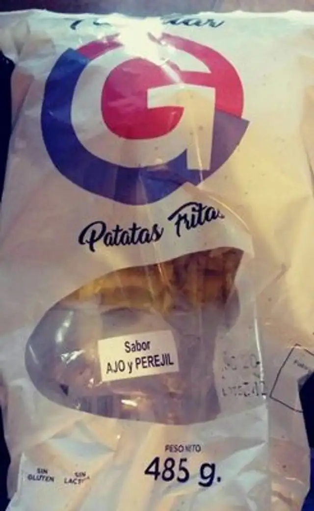 Patatas fritas ajo y perejil