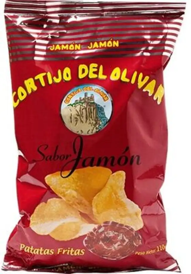 Patatas fritas jamón front packaging