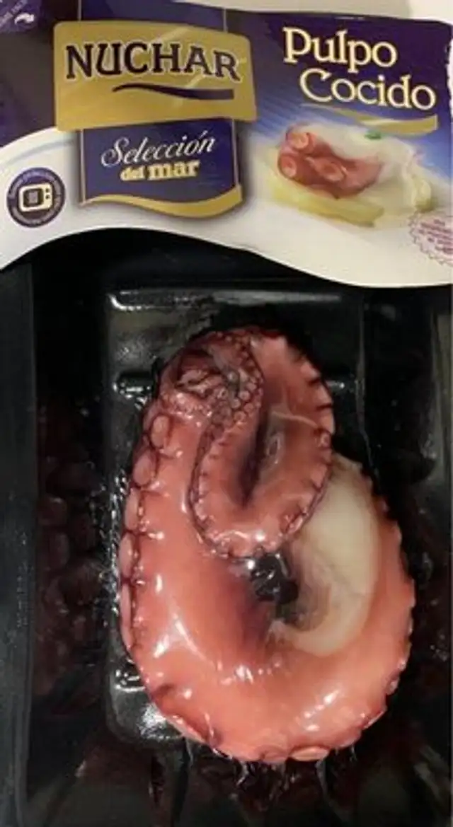 Pulpo cocido