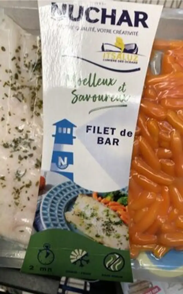 Filet de bar - carotte