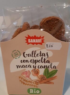 Galletas con espelta maca y canela