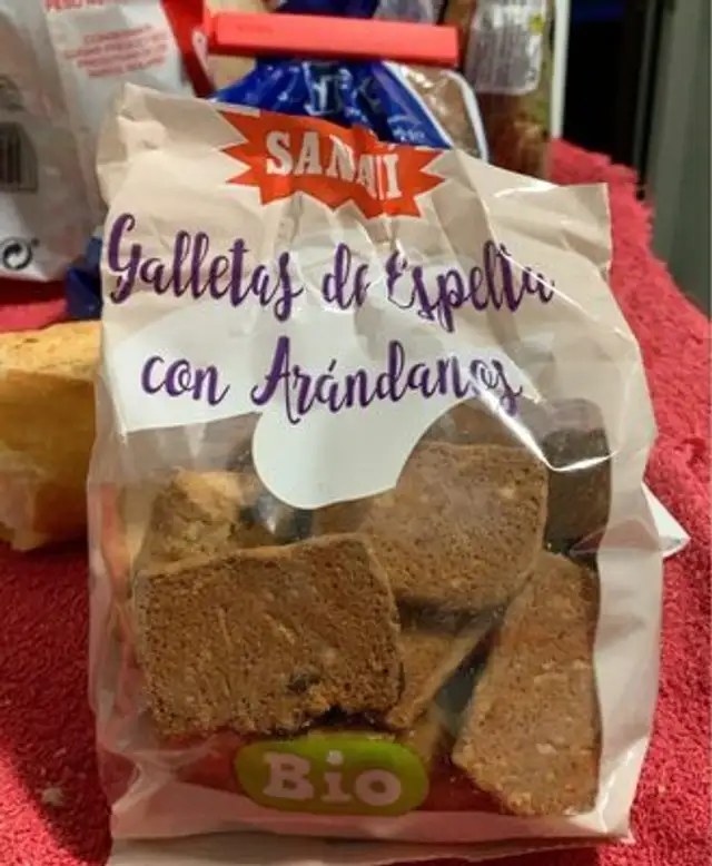 Galletas de espelta con arandanos