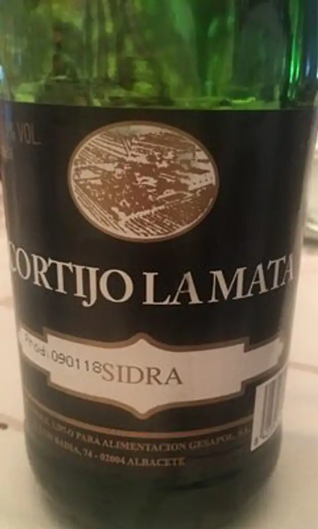 Sidra cortijo la mata