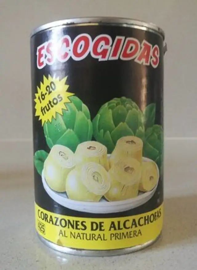 Corazones de alcachofa al natural primera
