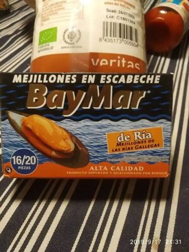 Mejillones en escabeche