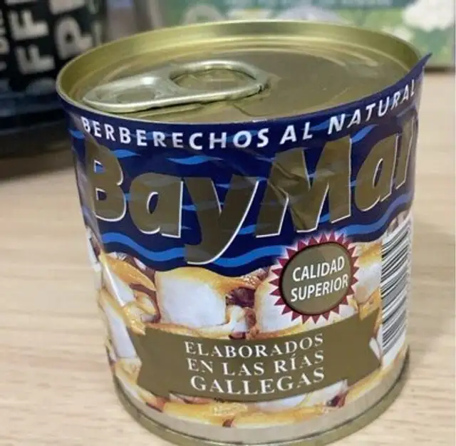 Berberechos al natural