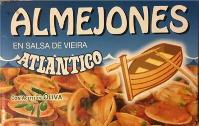 Almejones en salsa de vieira