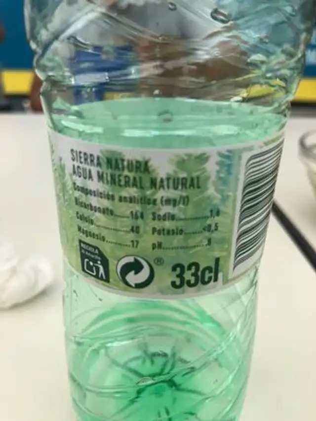 Sierra  Natura ingredients label