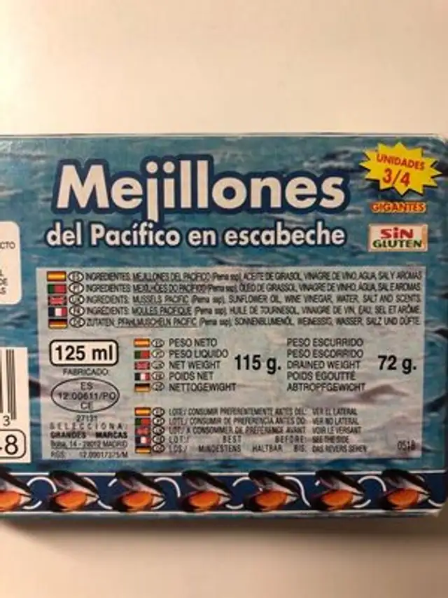 Unknown ingredients label