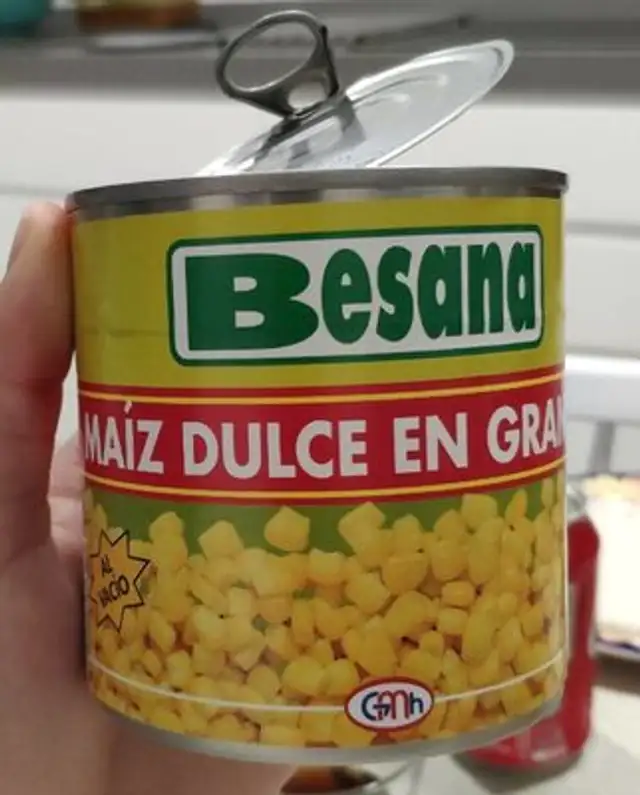 Maíz dulce en grano