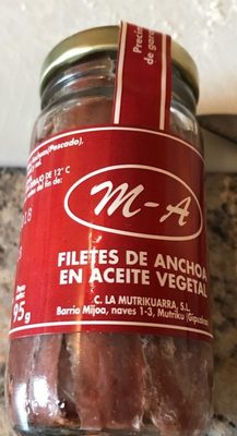 Filets d'Anchois à l'Huile Végétale