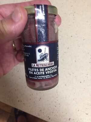 Filetes de anchoa en aceite vegetal