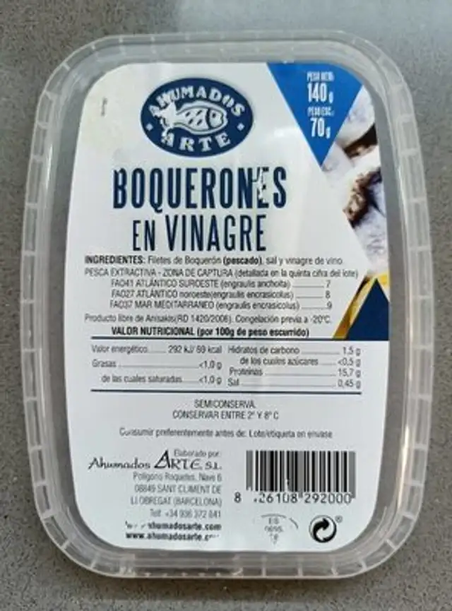 Seitons en vinagre