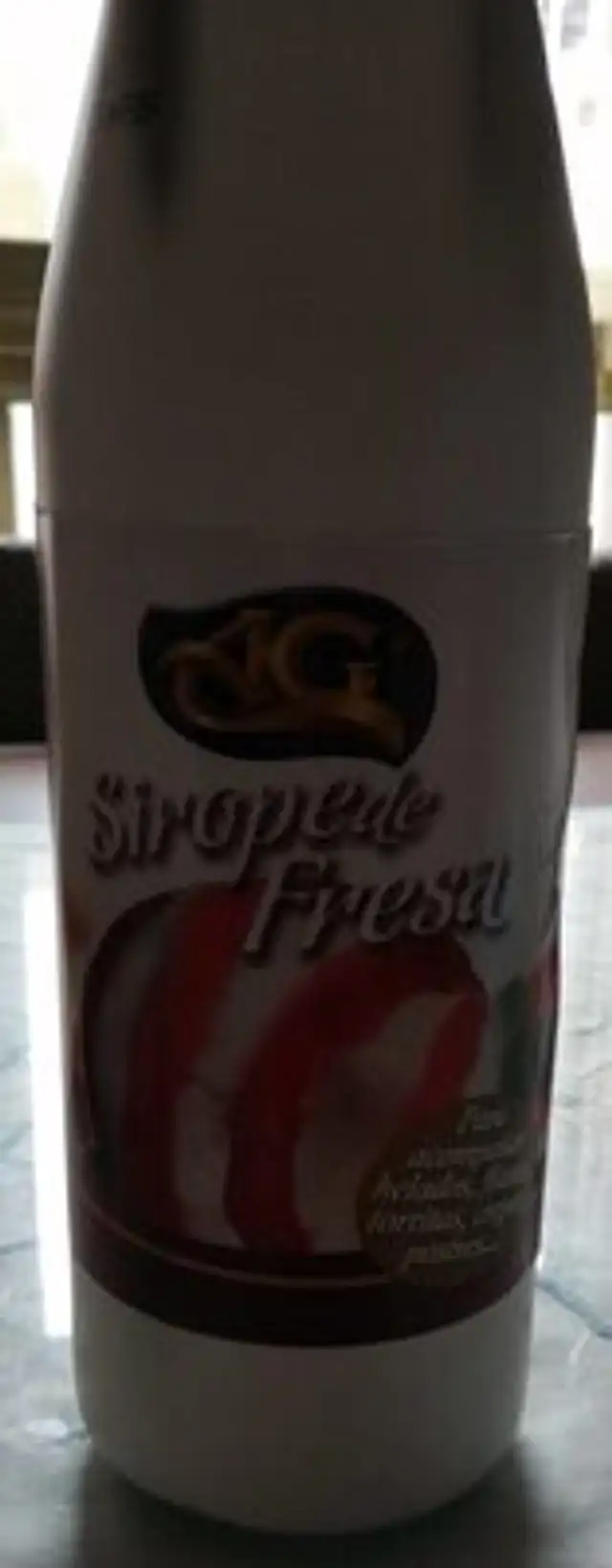 Sirope de fresa