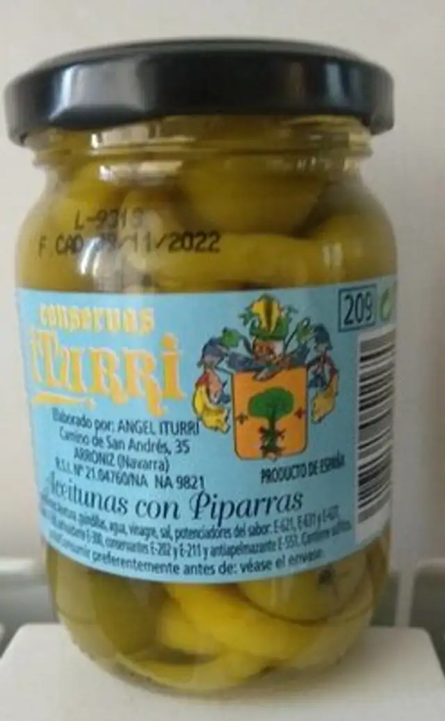 Aceitunas con piparra