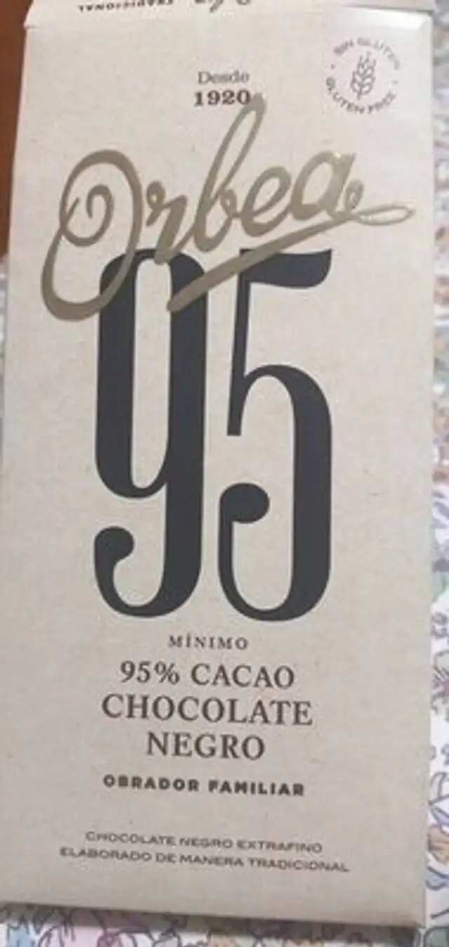 Chocolate negro 95%