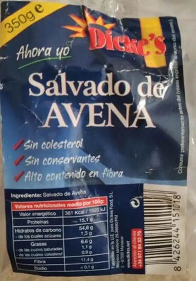 Salvado de avena