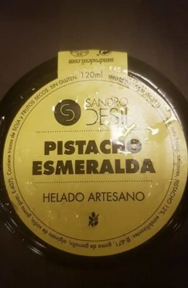 Baratolino de pistacho nutrition facts table
