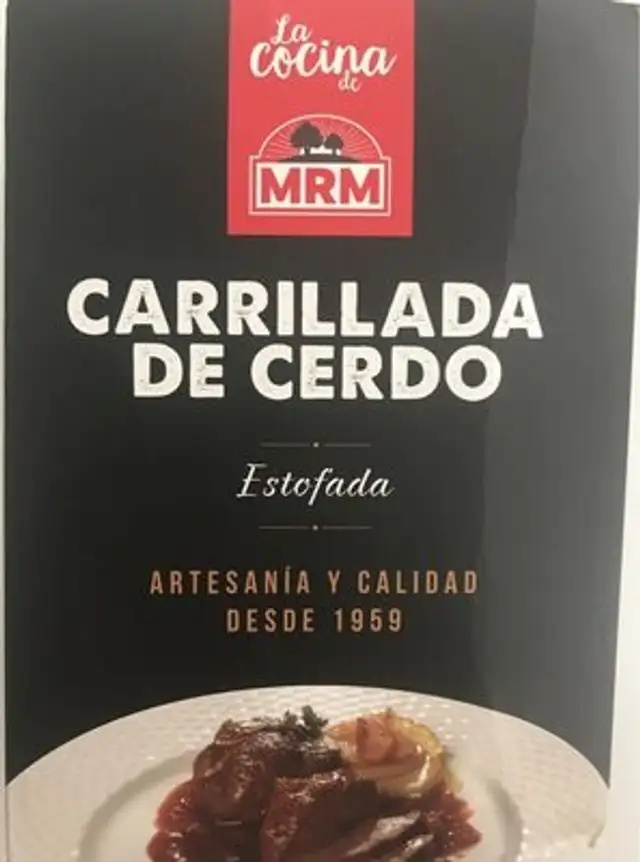 Carrillada de cerdo estofada