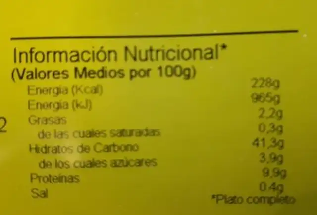 TAPPERS - Mafalda corta al frutti di mare nutrition facts table