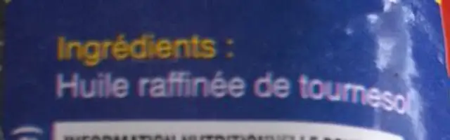 Sandusol ingredients label