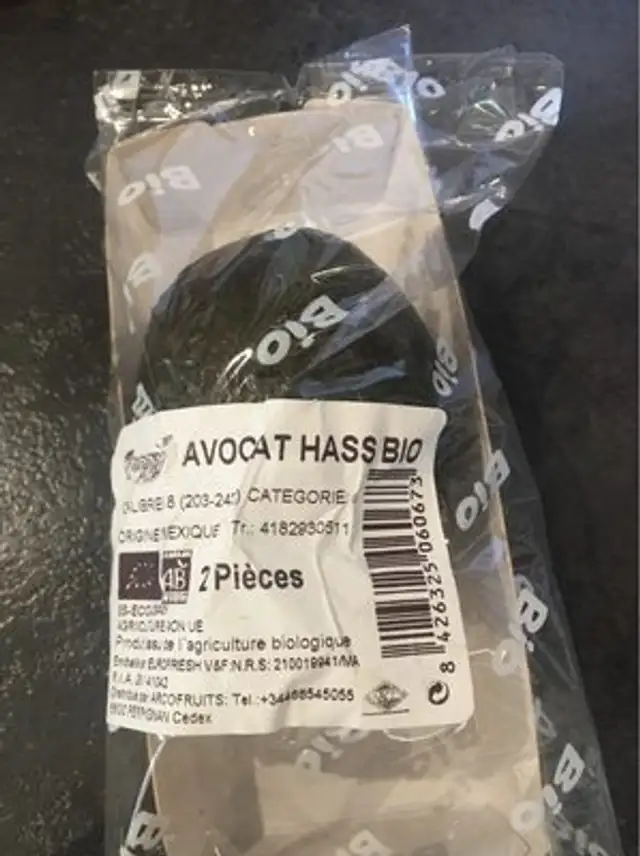 Avocat Hass Bio